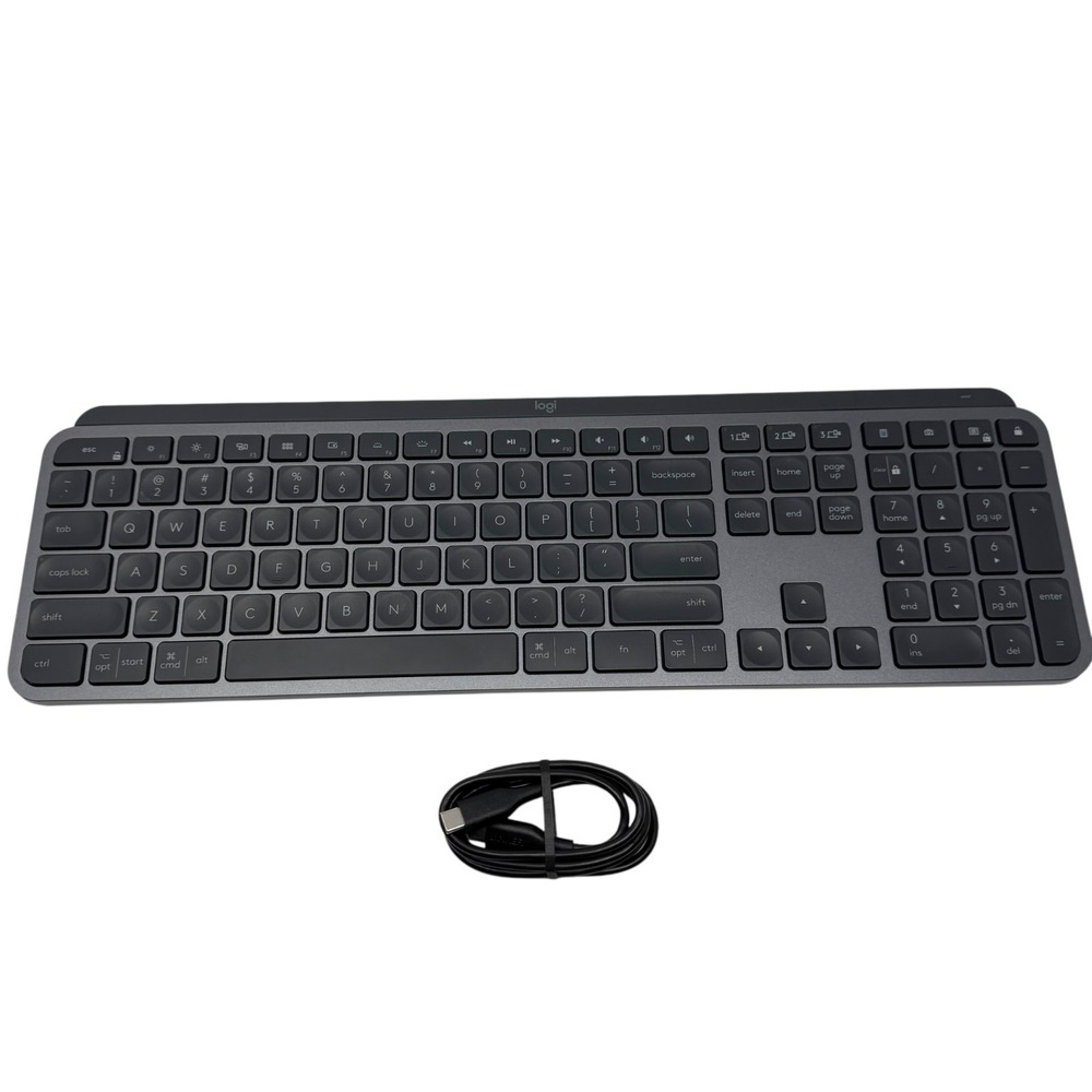 Logitech MX Keys Illuminated Wireless Keyboard Bluetooth Apple Windows No Dongle